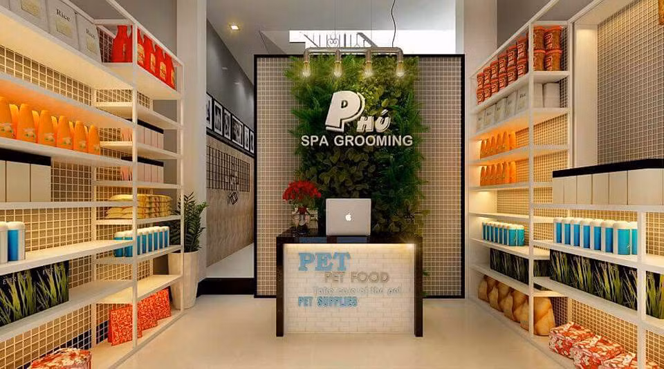 Phú Gia Spa Grooming (28 Lý Tự Trọng, Quận Hải Châu, TP.Đà Nẵng) chuyên khám chăm sóc và làm đẹp cho thú cưng theo tiêu chuẩn Nhật Bản tại TP Đà Nẵng. Ảnh: Phú Gia Spa Grooming.