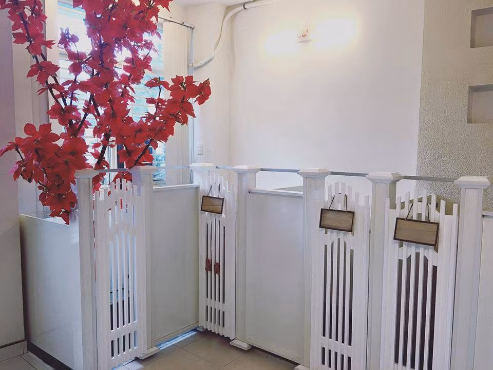 Khách sạn chó mèo Pet Garden - Hotel &amp; Spa tọa lạc tại 283/75 CMT8, Phường 12, Quận 10. TP HCM. Ảnh: Pet Garden - Hotel &amp; Spa.