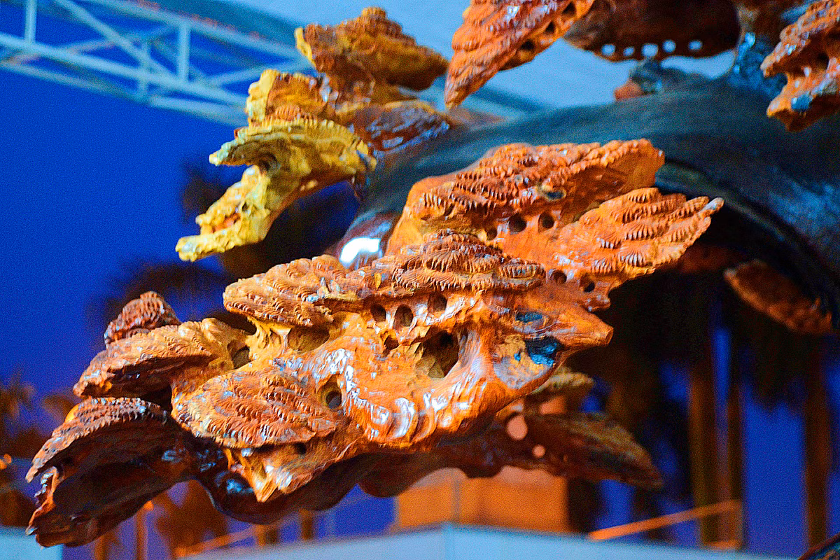 Đây là điểm nhấn nổi bật của bộ bàn ghế độc đáo này.