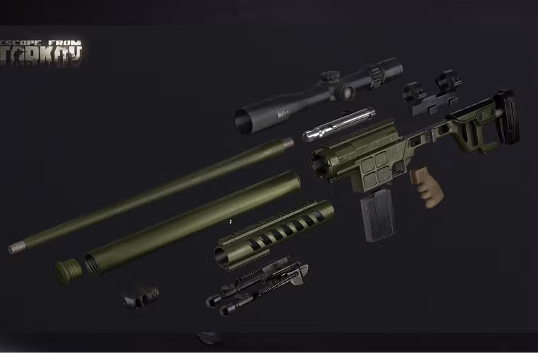 Súng có trọng lượng 4,8kg, chiều dài 1.054mm, chiều cao 226 mm, chiều rộng 62 mm. Riêng nòng có độ dài 600 mm cho tầm bắn hiệu quả lên tới 1.000 m.