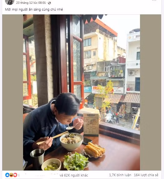 Từ một người đạp xích lô không mấy ai biết giữa Hà Nội, các hình ảnh mà anh Tuyên đăng tải nhận được 40.000-50.000 lượt thích cùng hàng nghìn bình luận. (Ảnh: Phạm Đức Tuyên Tuyên)