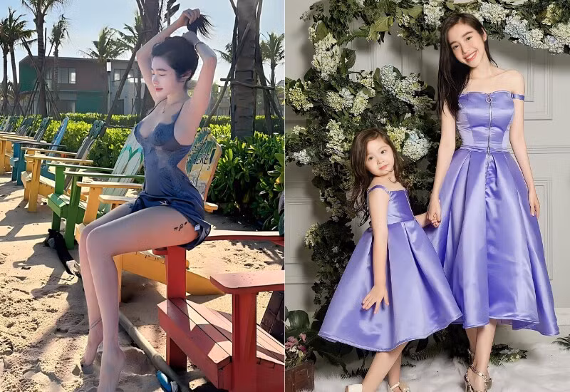 Dù đã trải qua hai lần sinh nở, Elly Trần vẫn giữ được vóc dáng thon gọn, quyến rũ. Cô thường xuyên tập luyện thể dục và có chế độ ăn uống khoa học để duy trì vóc dáng.