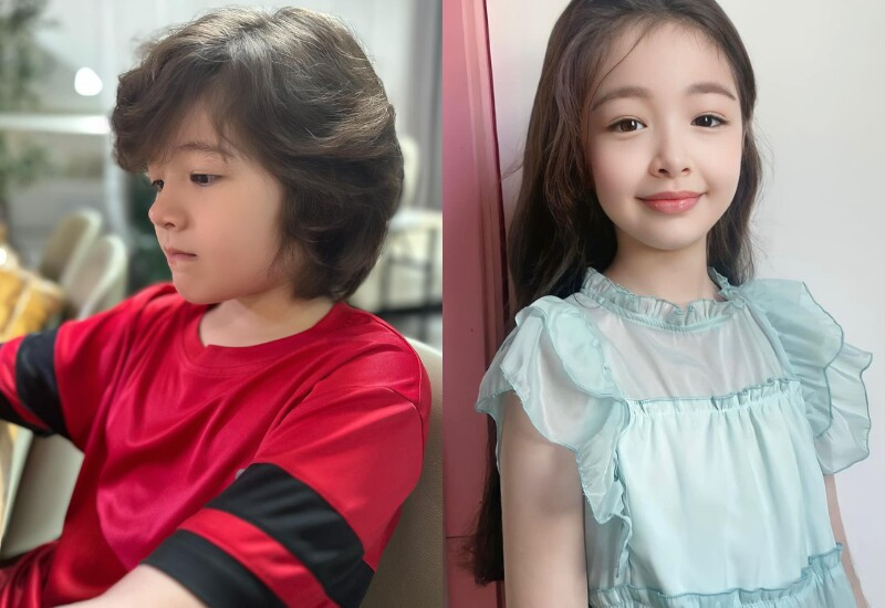 Nhan sắc của con trai, con gái Elly Trần khiến người khác phải trầm trồ.