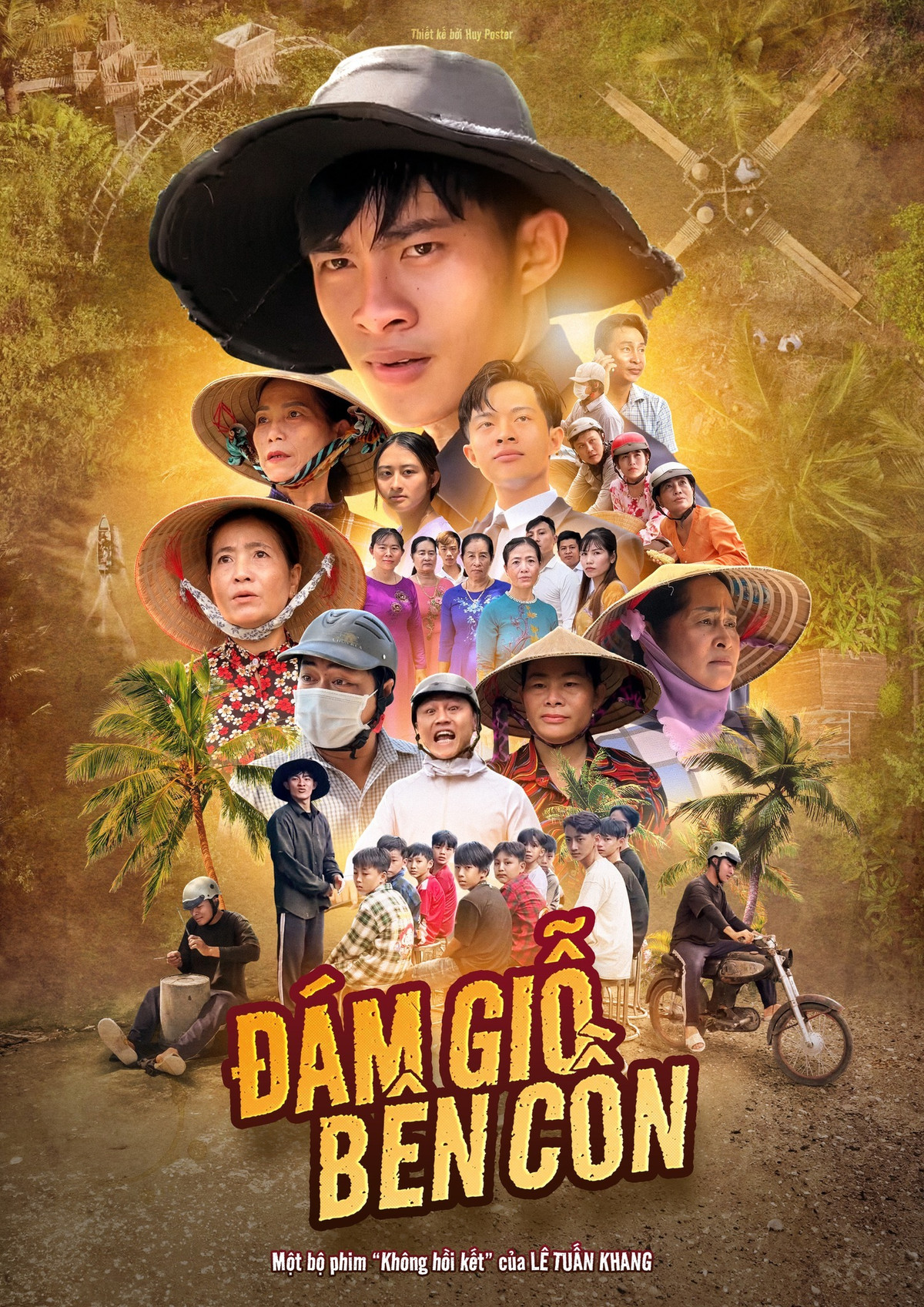 Anh chàng không chỉ là một Tiktoker nổi tiếng mà còn là "nhân vật của xóm" khi tất cả mọi thứ xung quanh, từ bà con hàng xóm đến góc bếp nhà mình, đều trở thành nội dung. Danh tính của những "diễn viên" trong các thước phim của chàng trai miền Tây khiên nhiều người vô cùng tò mò. (Ảnh: Huy Poster)