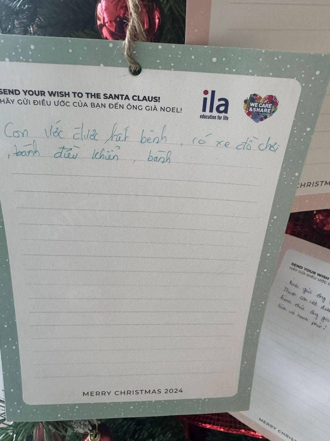 Có những điều ước đơn giản chỉ là có sự khỏe mạnh, nhanh hết bệnh.