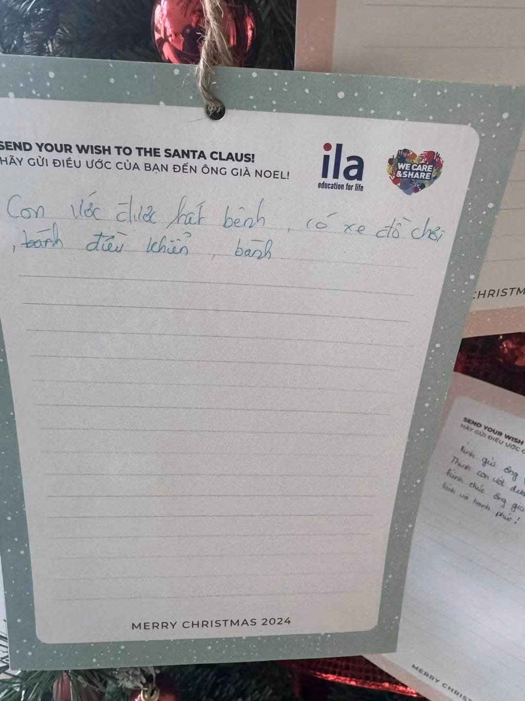 Có những điều ước đơn giản chỉ là có sự khỏe mạnh, nhanh hết bệnh.