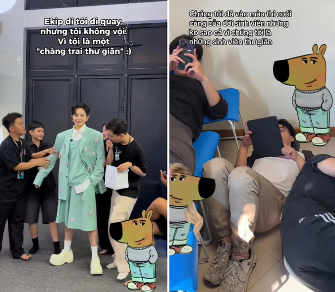 Nhân vật "Chill Guy" đại diện cho sự thoải mái, điềm tĩnh, và không bận tâm đến điều gì. Nó khiến nhiều người cảm thấy đồng cảm vì trong cuộc sống, nhiều người không ít lần bắt gặp những tình huống éo le, trong trường hợp đó thì cứ...thư giãn trước đã.