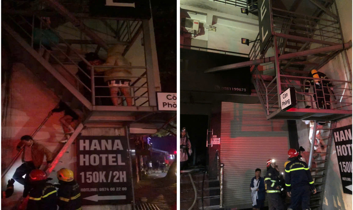 Cháy khách sạn ở Hà Nội, hơn 20 người thoát nạn Chay khach san o Ha Noi, hon 20 nguoi thoat nan