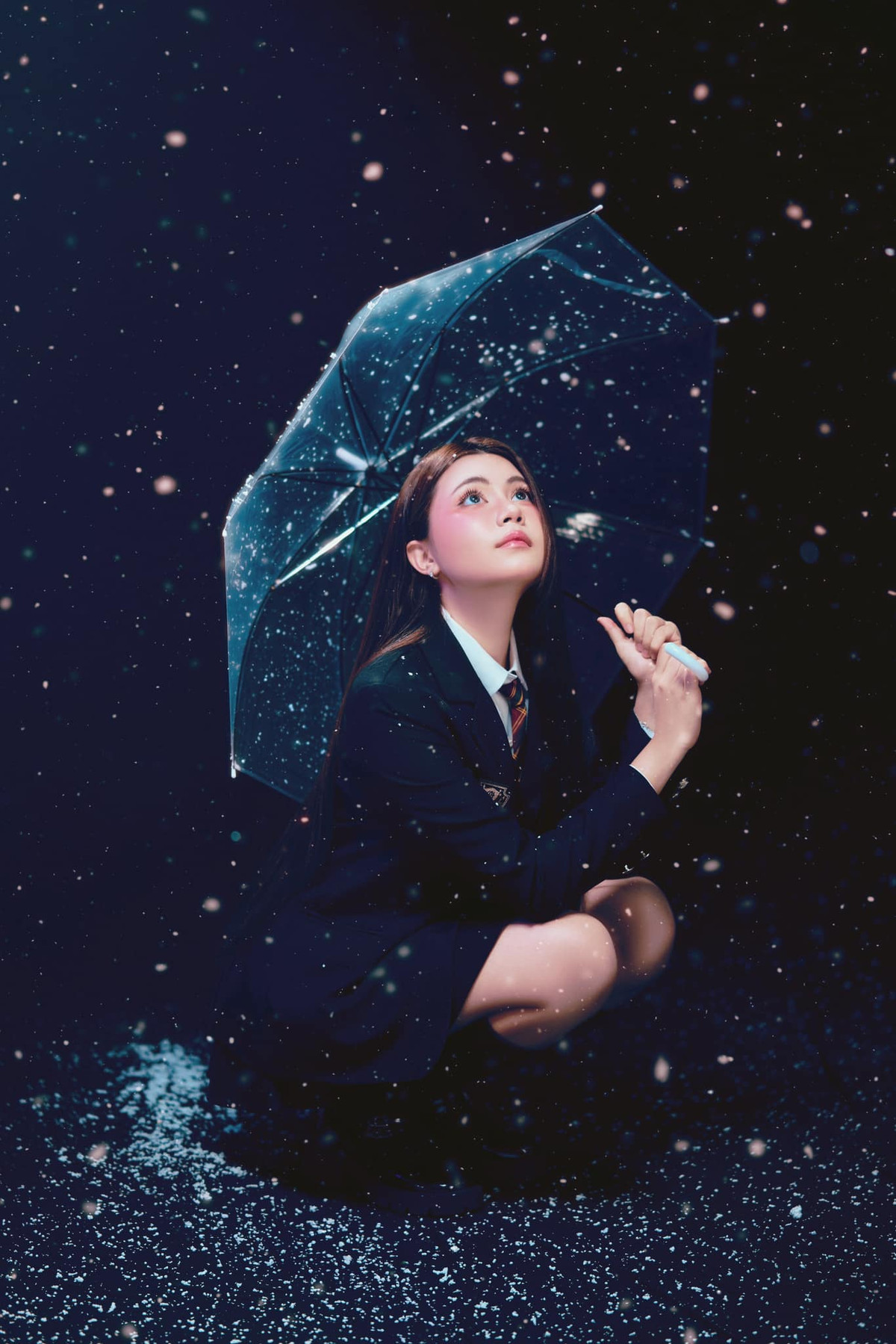 Khung cảnh vừa có phần lãng mạn, lại mang đến cảm giác thanh xuân ngọt ngào.