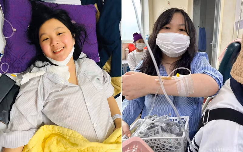 Hơn 1 năm trước, Lương Hà Châu (19 tuổi, quê Hòa Bình) đang nằm trên giường bệnh tiếp nhận những đợt hóa trị đầy đau đớn, cơ thể héo mòn vì cùng lúc chiến đấu với 2 căn bệnh hiểm nghèo.