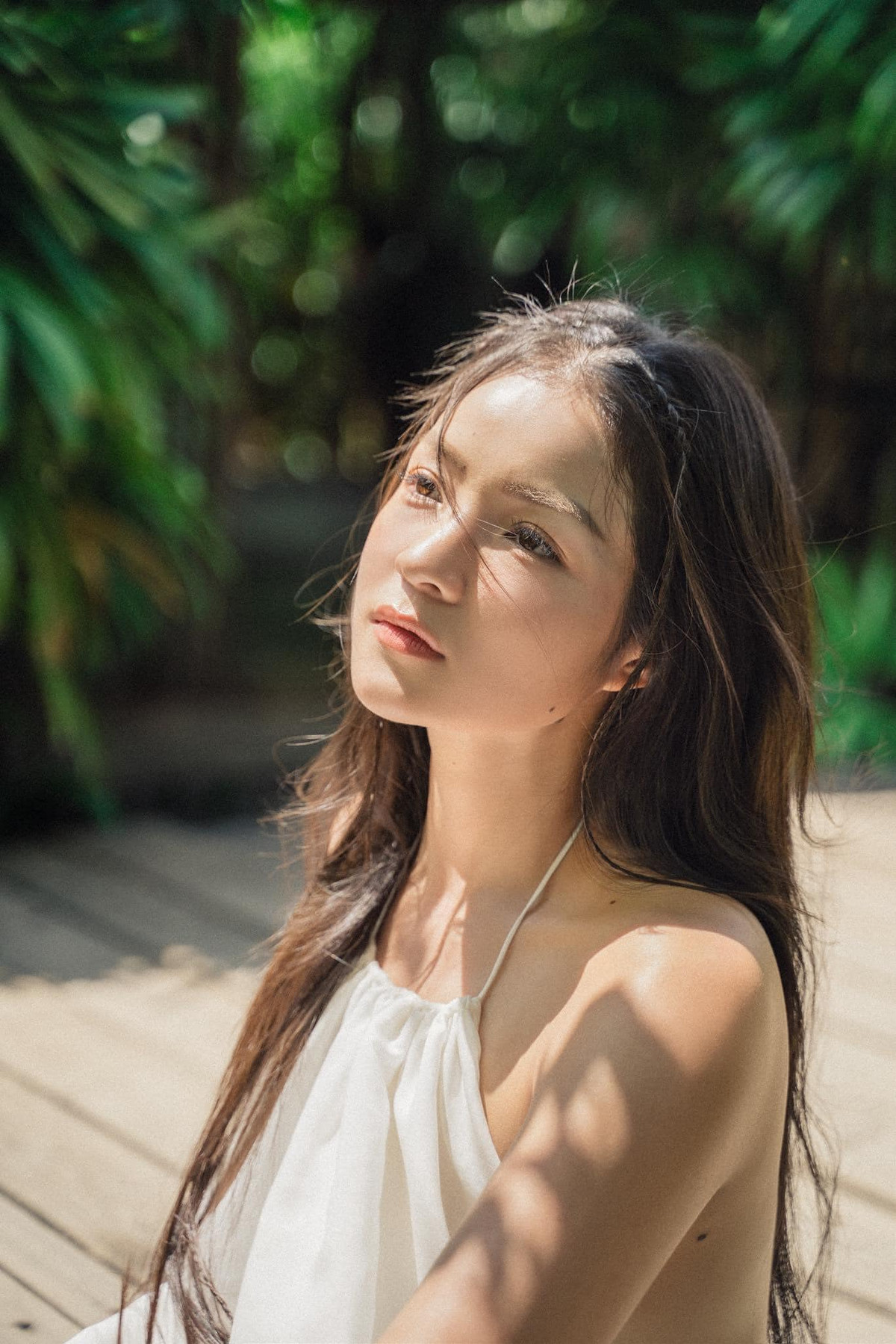 Nhan sắc trong trẻo của Thủy Top trong một bộ hình. (Ảnh: FBNV)