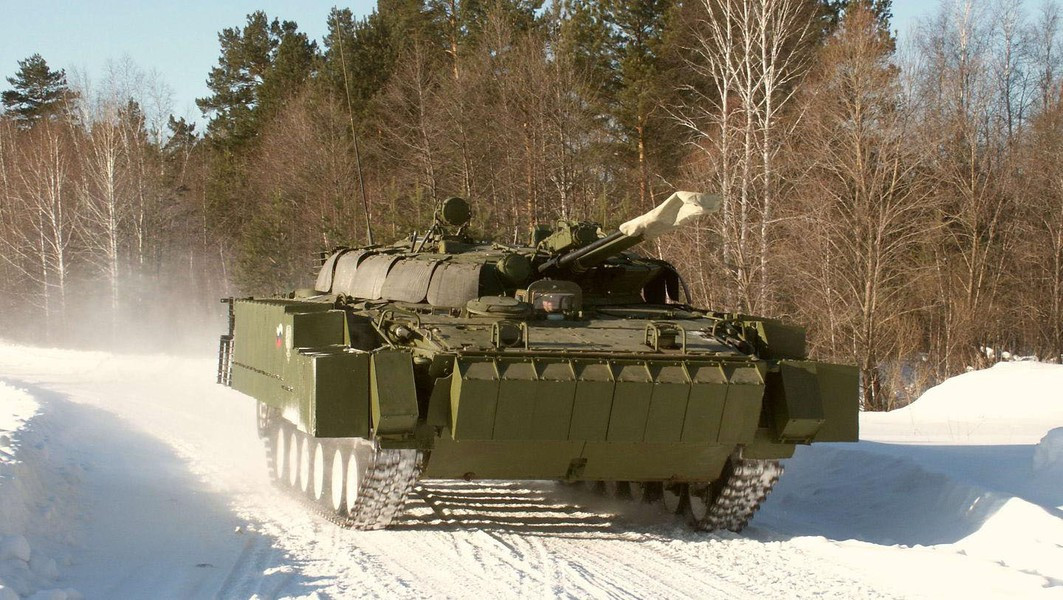 Trong xung đột Đông Âu, Nga đã triển khai hàng trăm xe chiến đấu bộ binh BMP-3.