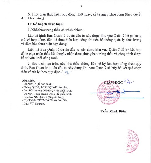 TP. HCM: Cty xây dựng PHD 1 tháng trúng 3 gói thầu tại Quận 7 - Hình 3 TP. HCM: Cty xay dung PHD 1 thang trung 3 goi thau tai Quan 7-Hinh-3