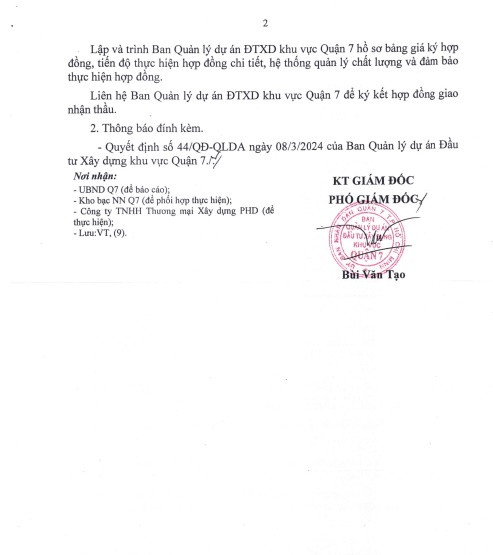 TP. HCM: Cty xây dựng PHD 1 tháng trúng 3 gói thầu tại Quận 7 - Hình 5 TP. HCM: Cty xay dung PHD 1 thang trung 3 goi thau tai Quan 7-Hinh-5
