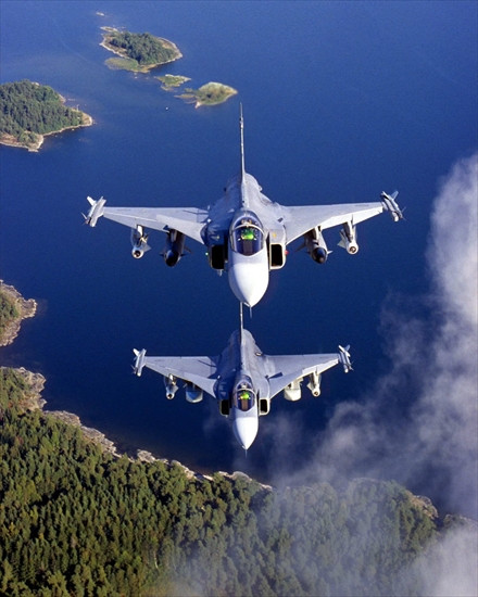 JAS-39 là mẫu máy bay chiến đấu sử dụng một đuôi thẳng đứng kết hợp cánh vịt, và Saab hoàn toàn không có kinh nghiệm trong việc giải quyết bài toán khí động học khi sử dụng đuôi dọc kép cùng cánh vịt; cùng với đó là phần mềm điều khiển bay cánh vịt, kết hợp đuôi dọc kép rất khó viết.