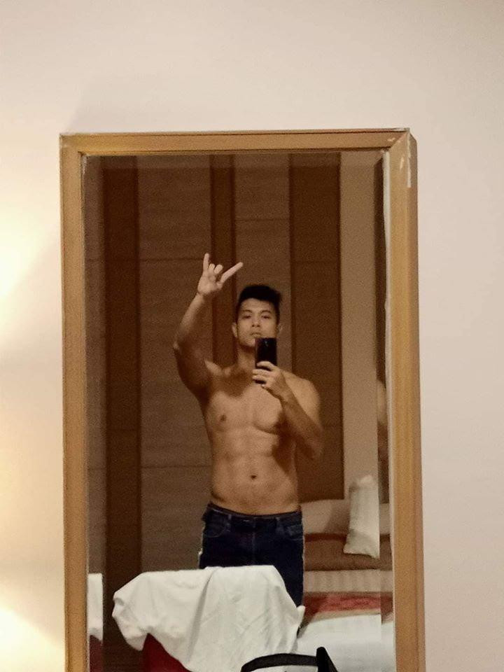 "Mầm non" giải trí Liên Bỉnh Phát cũng không kém cạnh khi sở hữu body 6 múi khiến fan lác mắt mỗi khi xuất hiện. Ảnh: a4vn.