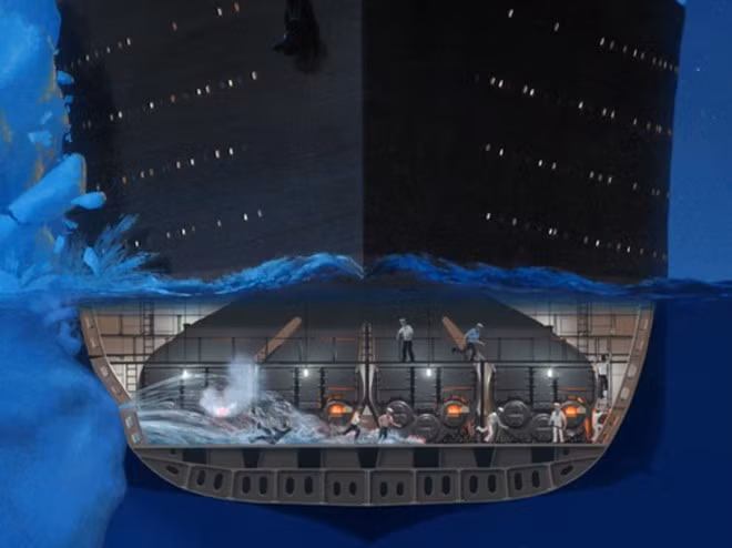 Hình ảnh nội thất siêu sang tàu Titanic huyền thoại - Hình 10 Hinh anh noi that sieu sang tau Titanic huyen thoai-Hinh-10