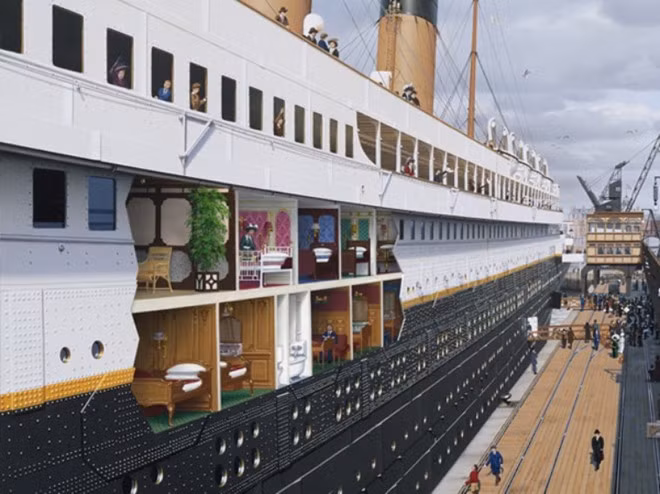 Hình ảnh nội thất siêu sang tàu Titanic huyền thoại - Hình 2 Hinh anh noi that sieu sang tau Titanic huyen thoai-Hinh-2