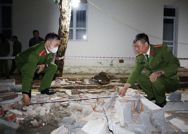 Ha Giang: Sap tuong Truong tieu hoc Nguyen Hue khien 4 nguoi thuong vong