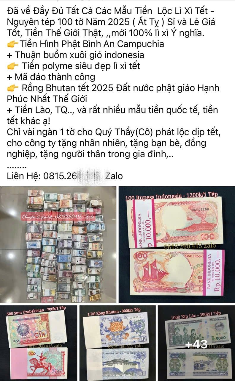 Nở rộ đổi tiền lì xì Tết, 'chợ đen' sôi động - Hình 3 No ro doi tien li xi Tet, 'cho den' soi dong-Hinh-3