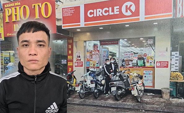 Bat giu ke cuop tai san tai 4 cua hang tien loi trong mot dem