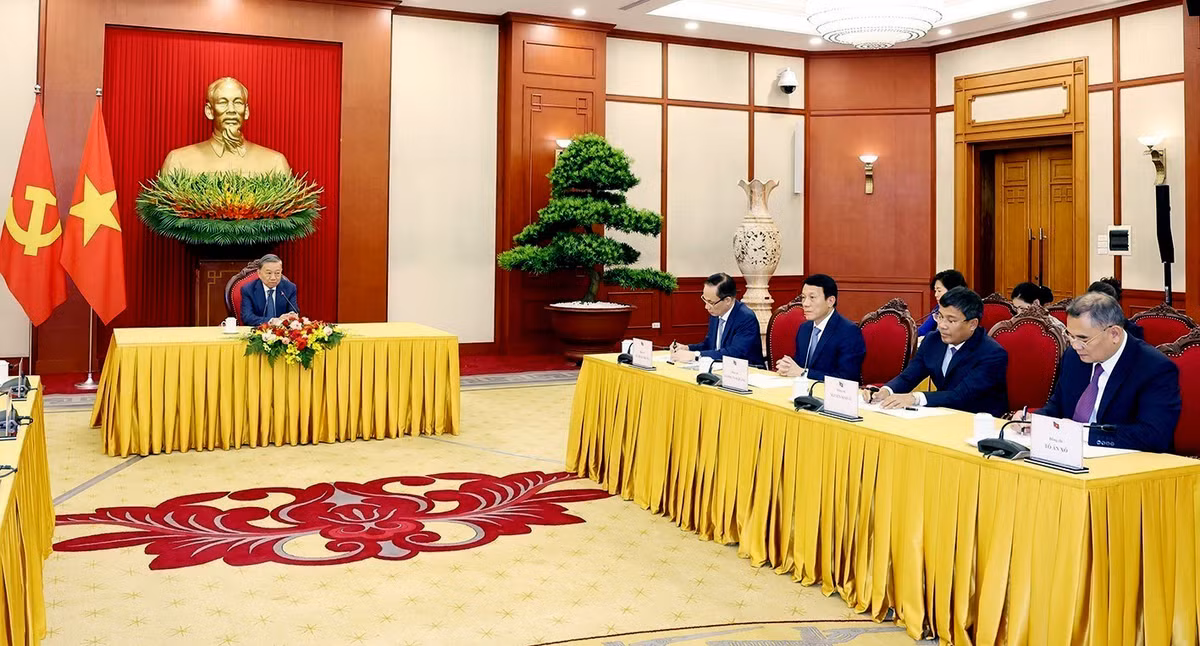 Tong Bi thu, Chu tich nuoc To Lam dien dam voi Tong thong Nga Vladimir Putin-Hinh-2