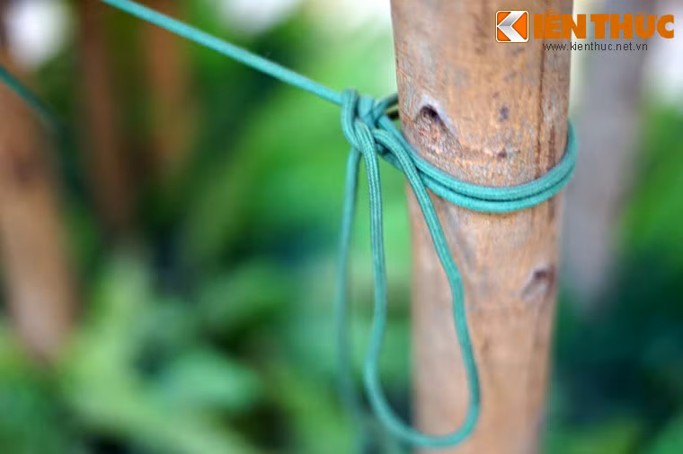 Việc thắt nút cho dây võng, dây bạt cũng đòi hỏi kỹ năng riêng để nút thắt vừa chắc chắn, vừa có thể tháo ra trong thời gian ngắn nhất.