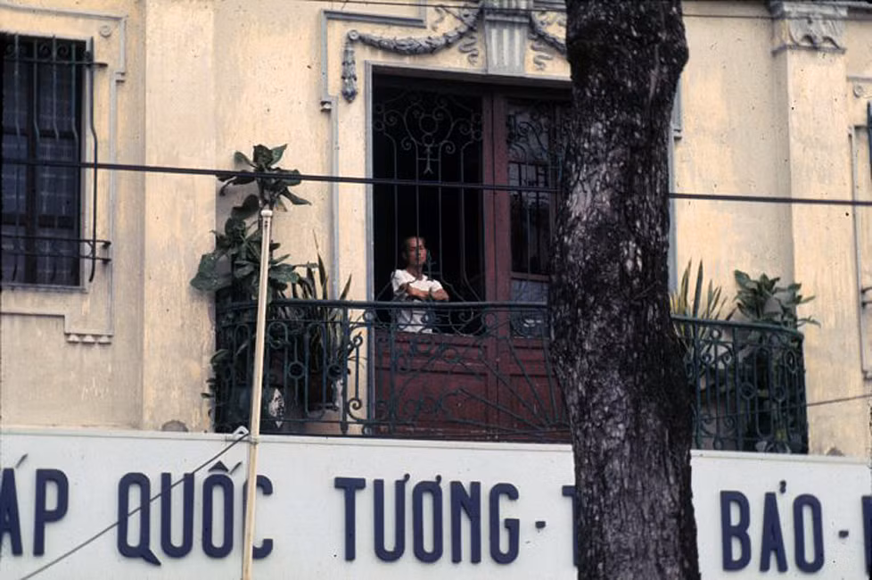 Khu nhà cũ bên chợ Bến Thành.