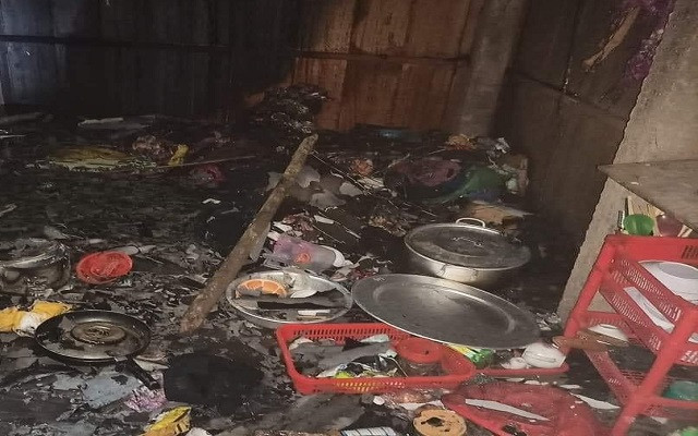 Nha boc chay trong dem, chau be 5 thang tuoi tu vong thuong tam