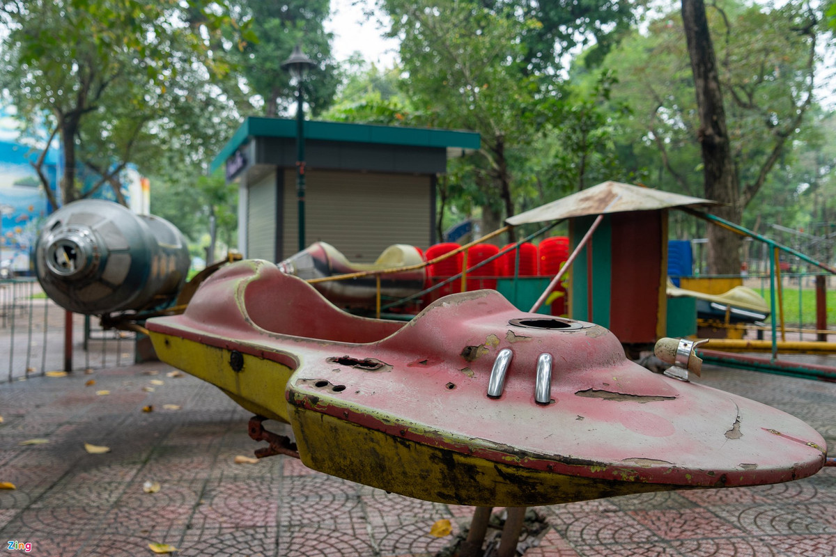 Khu vui chơi của trẻ em chưa được cải tạo và nâng cấp.