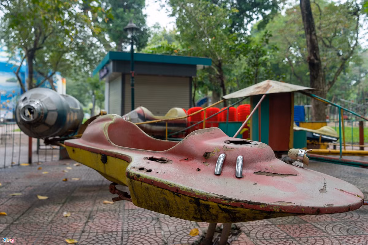 Khu vui chơi của trẻ em chưa được cải tạo và nâng cấp.