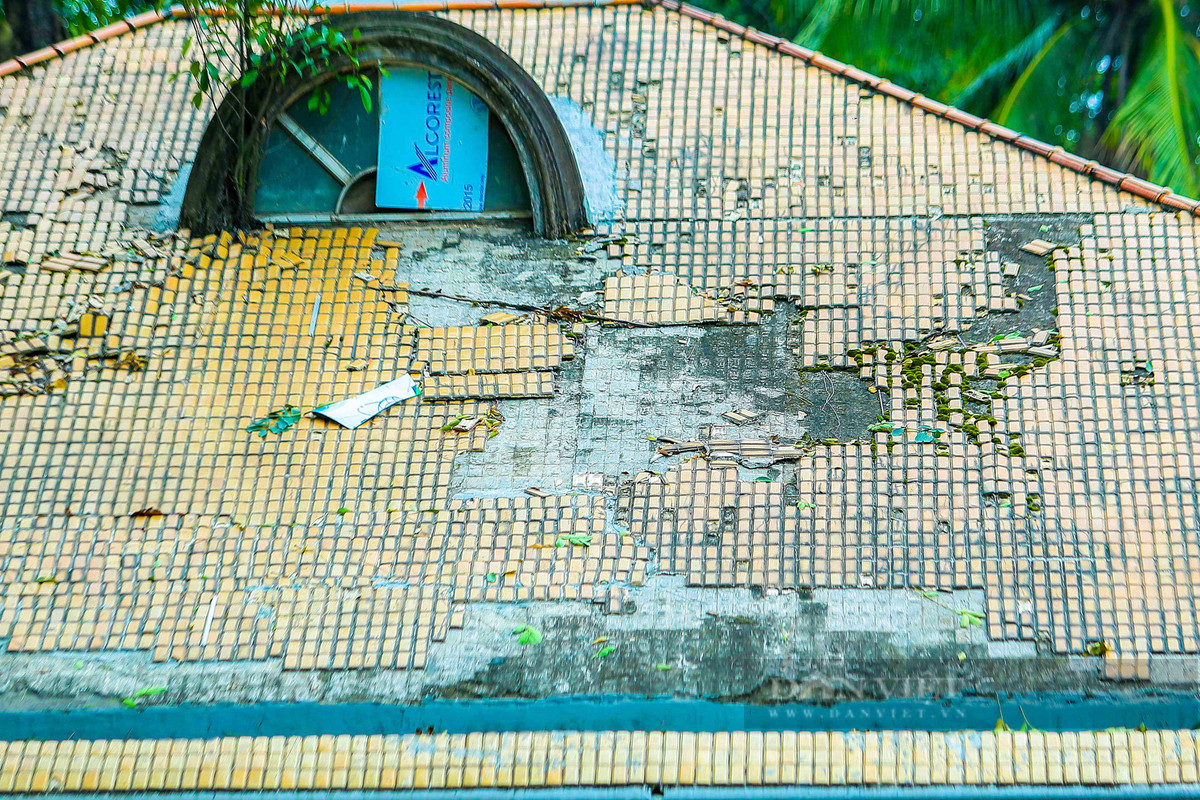 Theo thời gian, các công trình trong công viên Thống Nhất đang bị hư hỏng, bong tróc chưa được tu sửa.