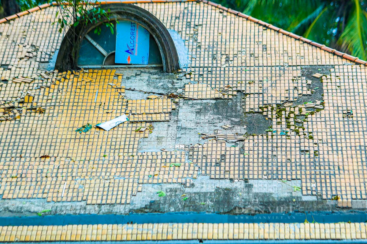 Theo thời gian, các công trình trong công viên Thống Nhất đang bị hư hỏng, bong tróc chưa được tu sửa.