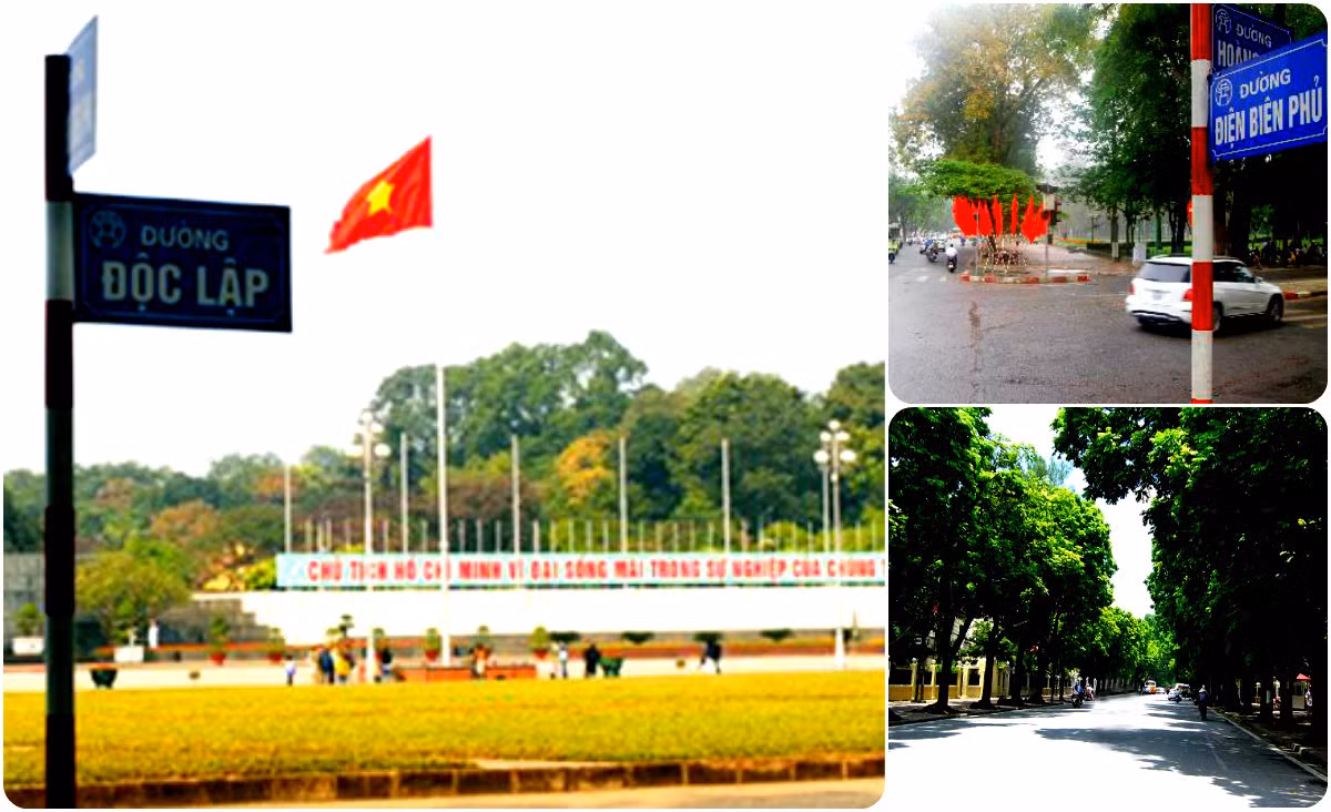 7 phố gồm Đường Độc Lập, Điện Biên Phủ, Trần Phú và...