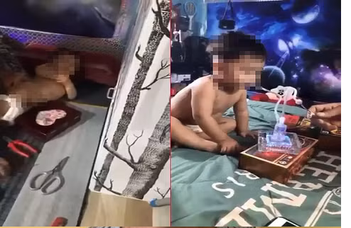 Vu be trai nghi ep dung ma tuy da: Chau be am tinh voi ma tuy-Hinh-3