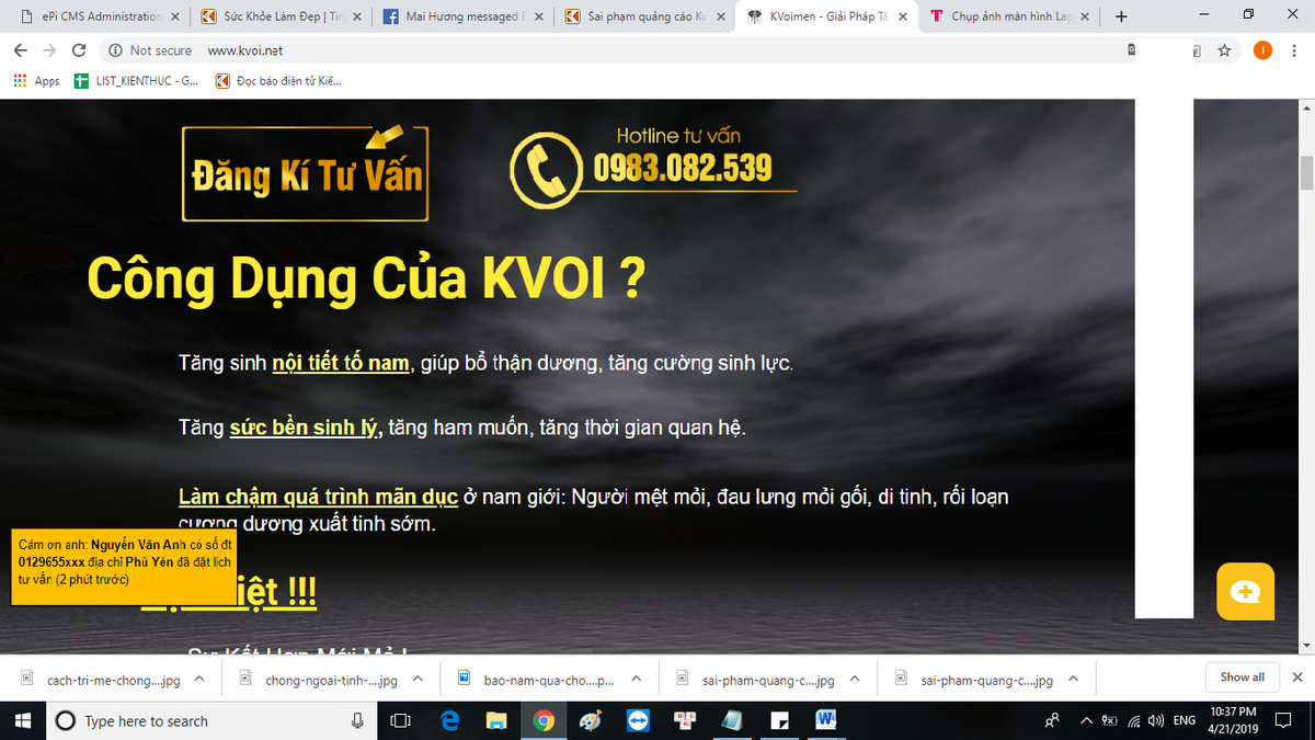 Chi tiet quang cao sai su that ve Kvoimen, Dao Thi khien Medicom bi phat nang-Hinh-2