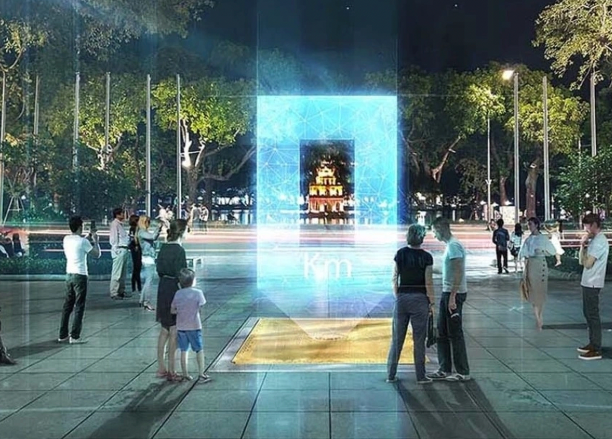 Ha Noi se co cot moc Km0 tai vuon hoa Ly Thai To