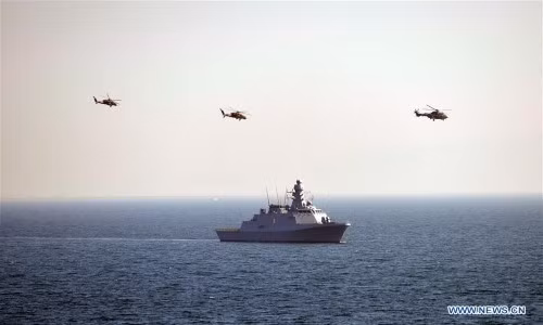 Cuộc tập trận Blue Homeland - 2019 của Hải quân Thổ Nhĩ Kỳ được khởi động từ hôm 5/3 và được giới quan sát đánh giá là cuộc tập trận lớn nhất lịch sử của nước này. Nguồn ảnh: Xinhua.