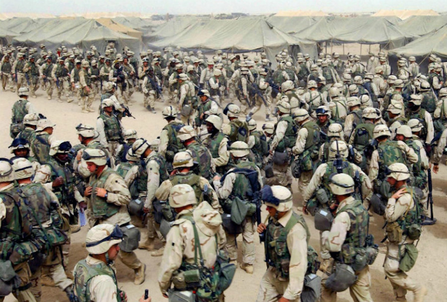 Dù Thổ Nhĩ Kỳ đã từ chối việc cho liên quân mượn lãnh thổ của mình để làm bàn đạp tấn công Iraq từ phía Bắc, quân Mỹ vẫn tự tiện... không vận và đổ lính xuống khu vực này khiến Thổ Nhĩ Kỳ phải lên tiếng chỉ trích. Nguồn ảnh: BI.