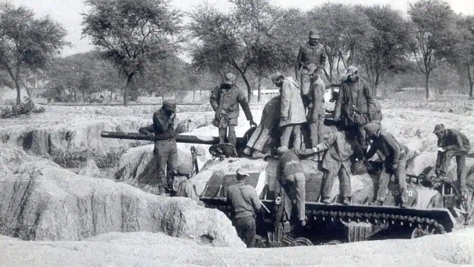 Theo đó chiến thắng đầu tiên thuộc về Pakistan kể từ khi nước này lập quốc vào năm 1947 cho tới nay đó là trong cuộc chiến tranh Pakistan - Ấn Độ lần thứ nhất xảy ra ở Kashmir vào năm 1947. Nguồn ảnh: Thearchive.