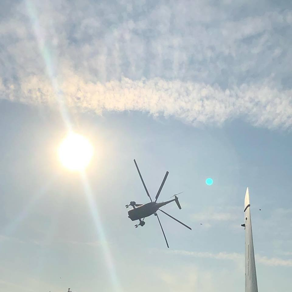 Một màn trình diễn trực thăng cực kỳ mãn nhãn trong buổi sáng khai mạc LIMA 2019. Nguồn ảnh: LIMA.