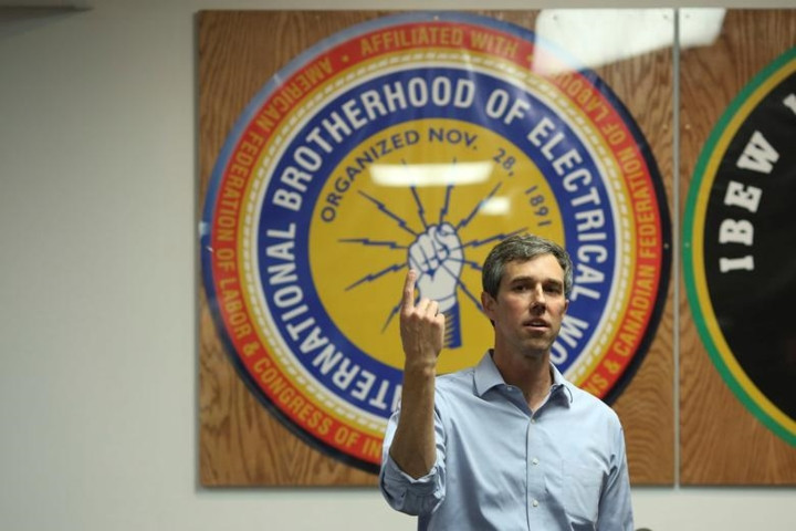 Ông O'Rourke được nhiều người biết tiếng khi ông ra tranh cử để giành chiếc ghế của Thượng nghị sĩ Đảng Cộng hoà Ted Cruz.