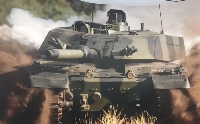 Đây là khẩu pháo được sử dụng trên xe tăng Leopard 2A7V do Đức sản xuất. Ưu điểm của khẩu pháo này đó là có sơ tốc đầu nòng cực cao, cho phép viên đạn bay với đường đạn rất căng và độ chính xác vượt trội hơn nhiều so với pháo rãnh xoắn. Nguồn ảnh: Sina.