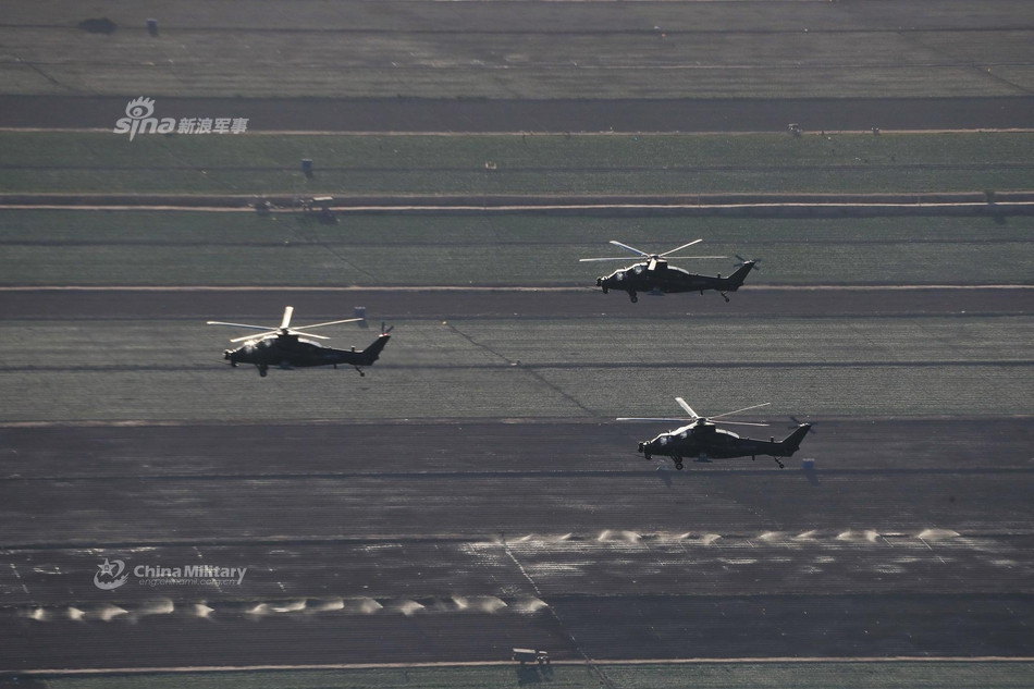 Z-10 cũng là loại trực thăng chiến đấu hiện đại và đông đảo bậc nhất trong biên chế Quân đội Trung Quốc hiện nay. Nguồn ảnh: Sina.