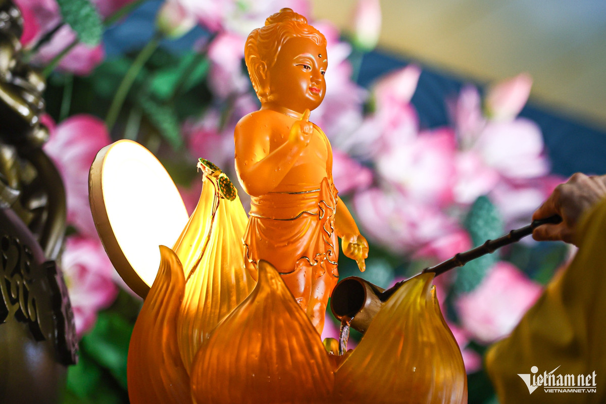 Hang nghin nguoi tham gia le ruoc Phat ve Viet Nam mung Phat dan-Hinh-8