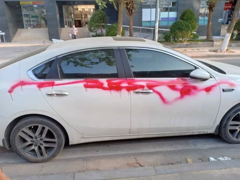 Nguyên nhân dẫn đến hành vi trên do Trần Đình Thắng phát hiện tại trục đường bao phía sau chung cư (không thuộc phạm vi trông giữ xe của công ty Thắng làm) có nhiều người dân đỗ xe qua đêm, không gửi vào bãi xe của khu chung cư quản lý nên ngày 7/11, Thắng đưa 70.000 đồng cho Tâm và Loan đi mua 2 bình sơn màu đỏ. 