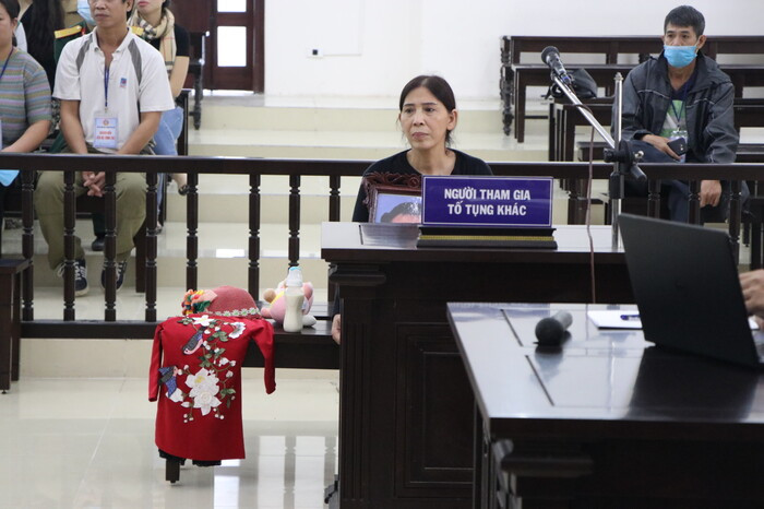 Trong vụ án này, bà Dự là người khổ tâm nhất khi phải chịu liên tiếp hai cú sốc. Đó chính là sự ra đi của cháu gái mà người gây án lại chính là con gái của bà. Bà mong HĐXX xử đúng người đúng tội đối với các bị cáo. Theo cáo trạng, năm 2016, Lan Anh sinh cháu M, sau đó ly thân với chồng, ôm con gái về sống với mẹ đẻ là bà Vũ Thị Dự.