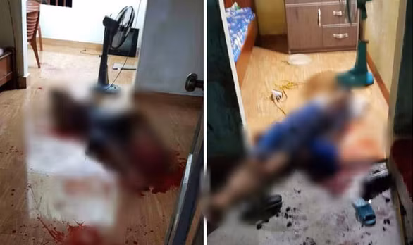 Đúng lúc này, anh T là con trai ông S đã biết sự việc và can ngăn đã bị Sắt ra tay đâm chết cả 2 người. Gây án xong, đối tượng Hoàng Văn Sắt đã bỏ trốn khỏi địa phương.