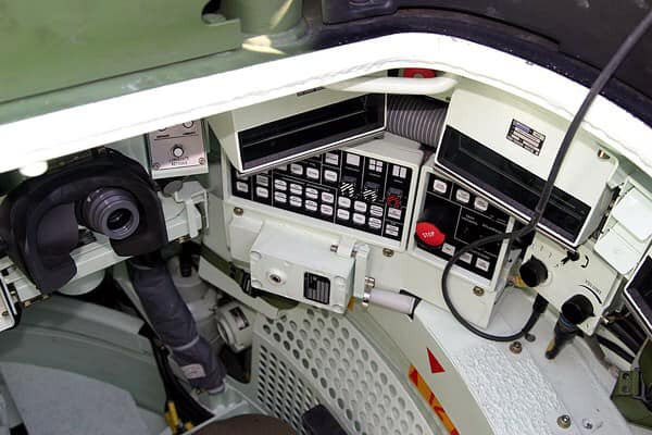 Khoang điều khiển hoả lực và toàn bộ hệ thống tháp pháo của phiên bản xe tăng chủ lực AMX-56 Leclerc đều được thiết kế lại để nó có thể chứa được khẩu pháo có cỡ nòng 140mm. Nguồn ảnh: Wot-news