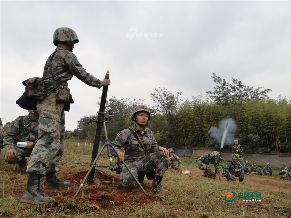 Hoả lực cối được sử dụng làm nhiệm vụ chi viện cho bộ binh cơ động. Nguồn ảnh: 81.cn
